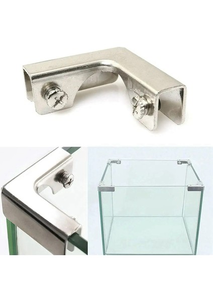 Adet L Tipi Cam Sabitleme Klipsi 2 Yollu Cam Konnektörler 6-10MM Mobilya Donanım Cam Aksesuarları (Yurt Dışından) indirimleri
