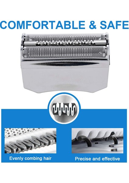 Braun Serisi 7 Tıraş Makinesi 70B Yedek Elektrikli Tıraş Makinesi Başlıkları 720S 790CC 760CC 765C 795CC 9565 9585 7840S Siyah Gümüş (Yurt Dışından)