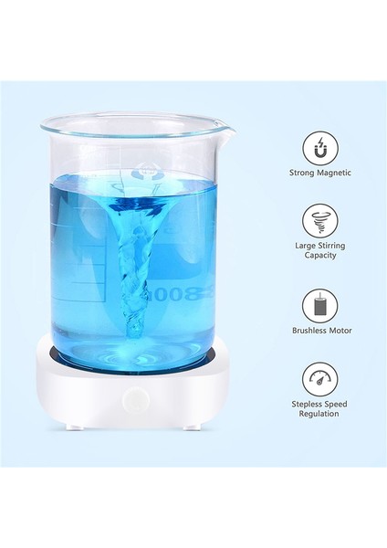 Manyetik Karıştırıcı Mini Laboratuvar Karıştırıcı Taşınabilir Karıştırıcı Plakası Karıştırma Çubuğu ile 2l 4000RPM Laboratuvar Için Ab Tak (Yurt Dışından)
