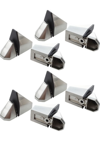 8 Parça 3MM-16MM Ayarlanabilir Cam Tutucu Cam Kelepçe Tutucu (Yurt Dışından)