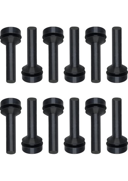 12 Paket WB02X24790 Gaz Aralığı Rendeleyin Ayak Pedleri Rendeleyin Tamponlar Soba Ocak Izgara Parçaları (Yurt Dışından)