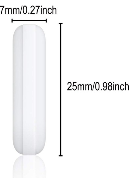 10 Adet 25MM(1 Inç) Ptfe Manyetik Karıştırıcı Mikser Karıştırma Çubuğu, Beyaz Renk, Laboratuvar Çubuğu, Karıştırma Plakası Çubuğu, 7MM25MM Karıştırma Çubukları (Yurt Dışından)