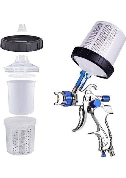 Hvlp Boya Için Tek Kullanımlık Boya Tabancası Bardakları, Araba Astarı Için Otomotiv Boya Tabancası Seti, Son Kat, Taban Kat Jel Kaplama (Yurt Dışından) fiyatları