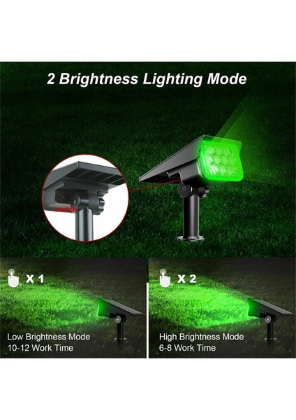 Güneş Spot Işığı Güneş Bahçe Lambası IP65 Güneş Enerjisi Yeşil Işık Yard Dekor Için Güneş Işığı Açık Avlu Spot Işığı (Yurt Dışından) modelleri