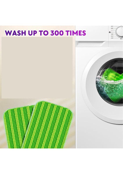 Swiffer Islak Jet Paspas ile Uyumlu Yeniden Kullanılabilir Paspas Pedleri - Islak Pedler Dolum Yıkanabilir Mikrofiber Paspas Pedleri 5'li Paket Yeşil (Yurt Dışından) fırsatları