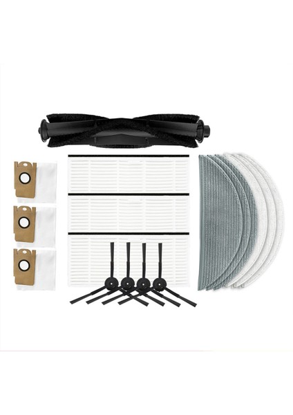 Toz Torbası Paspas Bezi Ana Fırça Yan Fırça Hepa Filtre Yedek Yedek Parça Xiaomi Lydsto R1 Robotlu Süpürge (Yurt Dışından)