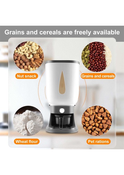 2x 10KG Otomatik Pirinç Dağıtıcı Durulama Fincan Akıllı Pirinç Dağıtıcı Pirinç Depolama Pirinç Kovası Ev Pirinç Kutusu-B (Yurt Dışından) fiyatları