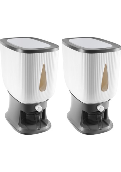 2x 10KG Otomatik Pirinç Dağıtıcı Durulama Fincan Akıllı Pirinç Dağıtıcı Pirinç Depolama Pirinç Kovası Ev Pirinç Kutusu-B (Yurt Dışından) indirimleri