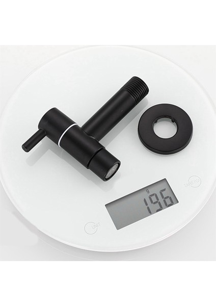 2x Paspas Lavabo Musluğu 304 Paslanmaz Çelik Banyo Çamaşır Makinesi Musluk Açık Bahçe Tek Soğuk Su Musluğu (Siyah) (Yurt Dışından) indirimleri