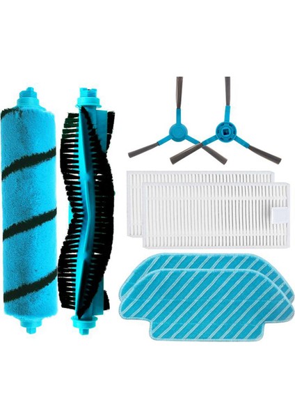 Yan Silindir Yumuşak Fırça Filtre Paspas Bezi Yedek Parçalar Cecotec Conga 1690 Pro Robotik Elektrikli Süpürge Yedek Parçaları (Yurt Dışından)