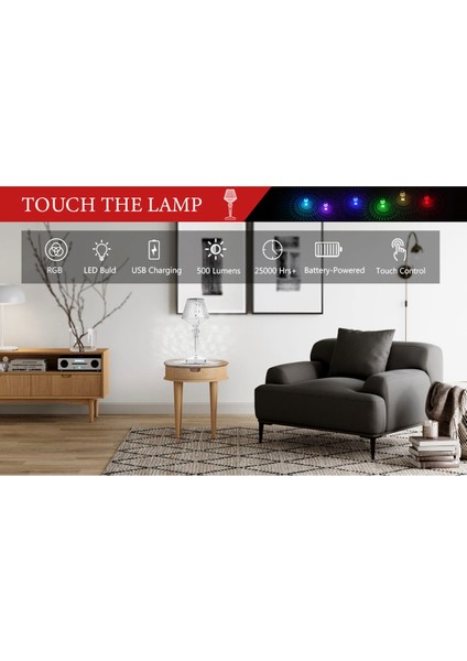 3 Renk Dokunmatik Kristal Masa Lambası USB Kablosuz Karartma Başucu Lambası Romantik Dekoratif Masa Lambası Restoran Bar Için (Yurt Dışından) modelleri