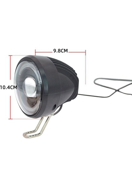 Elektrikli Araç Far 4'ü Bir Arada Çok Fonksiyonlu Spot Işığı Gece Sürüş Vurgulama Far 36V-48V (Yurt Dışından)