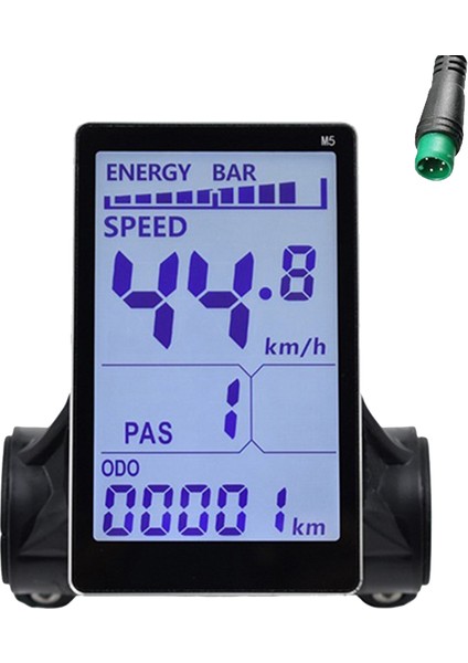 M5 Elektrikli Bisiklet LCD Ekran Ölçer 24V 36V 48V 60V E Scooter Dağ Elektrikli Bisiklet Için LCD Panel Ekran (5pın) (Yurt Dışından)