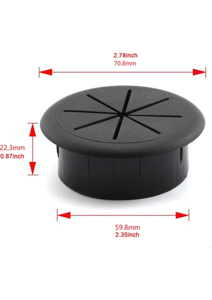 4x Masa Ipucu Grommet Tel Delik Kapağı Ofis Pc Masası Kablo Tel Kapağı Için Uygun (Yurt Dışından) fiyatları