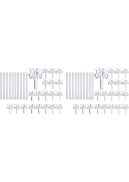 Dikey Perde Tamir Taşıyıcısı Köklü Dikey Panjur Tamir Takımı Beyaz Panjur Yedek Parçaları 40 Adet (Yurt Dışından)
