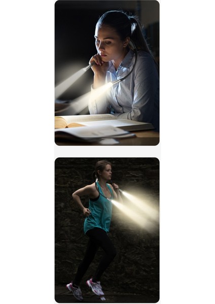 LED Asılı Boyun Okuma Lambası Öğrenci Yurdu Okuma Açık Gece Koşu Taşınabilir Aydınlatma Boyun Lambası (Yurt Dışından)