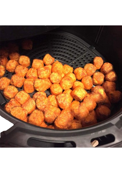 2x Hava Fritöz Raf Parçaları, Hava Fritöz Tavası Için Izgara Plakası Yapışmaz Hava Fritöz Aksesuarları Rafı Fırça Buhar Rafı (Yurt Dışından)