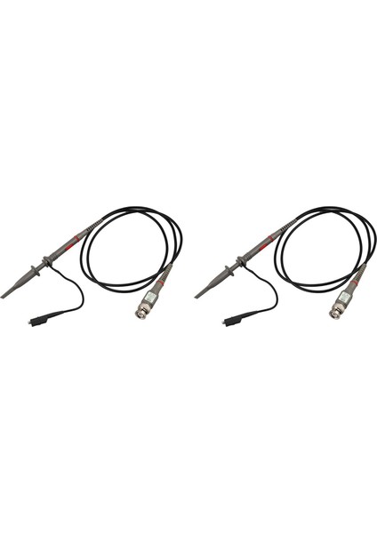 2x P6100 Bnc Osiloskop Probu 100 Mhz Yüksek Hassasiyetli Kapsam Analizörü Timsah Klip Probları Test Uçları Probu (Yurt Dışından)