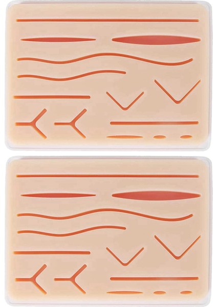 Dikiş Uygulaması Için Yaralı 2x Yükseltilmiş 3 Katmanlı Dikiş Pedi - Kolayca Ayrılmaz, Yırtılmaz Veya Yırtılmaz (Yurt Dışından)