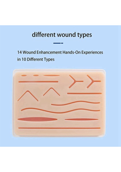 Dikiş Uygulaması Için Yaralı 2x Yükseltilmiş 3 Katmanlı Dikiş Pedi - Kolayca Ayrılmaz, Yırtılmaz Veya Yırtılmaz (Yurt Dışından) fiyatları