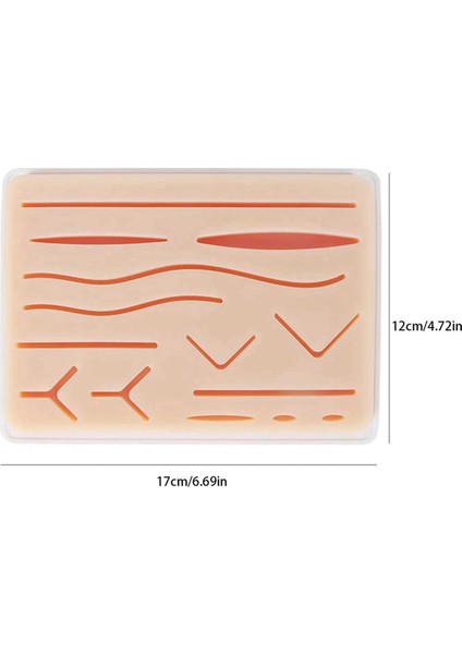 Dikiş Uygulaması Için Yaralı 2x Yükseltilmiş 3 Katmanlı Dikiş Pedi - Kolayca Ayrılmaz, Yırtılmaz Veya Yırtılmaz (Yurt Dışından) modelleri