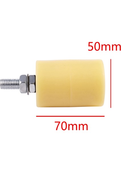 6 Adet 50X70MM Pp Çelik Düz Makaralı Rulman Kılavuz Tekerlek 6201 M12 Vida Elektrikli Kapı Sürgülü Kapı (Yurt Dışından)