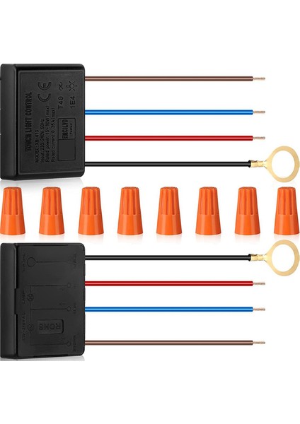 Dokunmatik Lamba Anahtarı 6 Paket, Kısılabilir LED Için Dokunmatik Lamba Kontrol Modülü, Ampuller, Kablo Kapaklı Lamba Anahtarı Değiştirme Kiti (Yurt Dışından) fiyatları