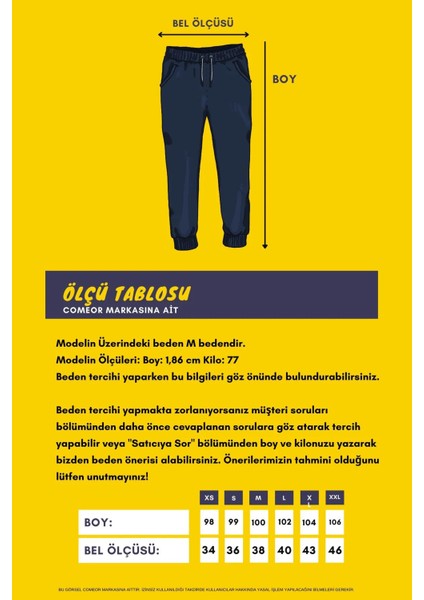 Erkek Siyah-Gri Arka Cep Etiket Detaylı Paça Lastikli Regular Fit 2'Li Eşofman Altı Cmreo09-2