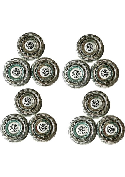 12 Adet Tıraş Makinesi SH90 Philips Tıraş Makinesi Için Yedek Kafa S9000 S9011 S9021 S9031 S9041 Tıraş Bıçağı Kesici Kafa Bıçak Net (Yurt Dışından)