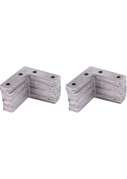 50MMX50MMX1MM L Şekilli Düz Sabitleme Tamir Plakaları Braketleri 60 Adet (Yurt Dışından)