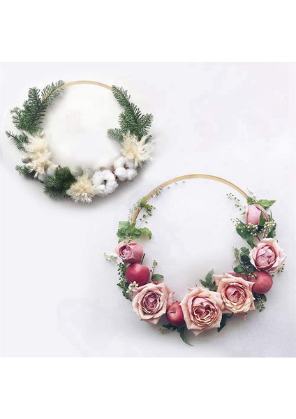 Dream Catcher Yüzükler 24 Adet Ahşap Bambu Çiçek Çember Dıy Çelenk Dekor Düğün Çelenk Dekor ve Duvar Asılı El Sanatları (Yurt Dışından) fırsatları