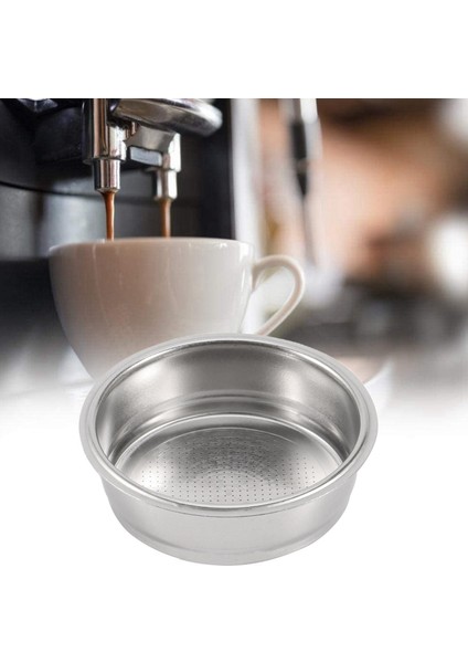 3x Coffee FILTER,51MM Stainless Steel Coffee Filter Cup Basket,non-Pressure Coffee Maker Filters, A (Yurt Dışından)