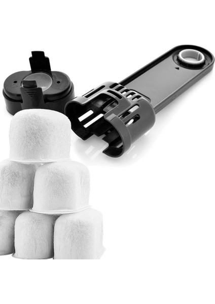 6 Pack Charcoal Filters Compatible For BWF100 Machines, Espresso Machine Water Filter Replacements (Yurt Dışından)