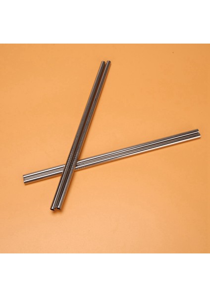 Set Of 24, Stainless Steel Straws, Reusable Metal Drinking Straws, Straight Straws + 4 Cleaning Brushes (Yurt Dışından)