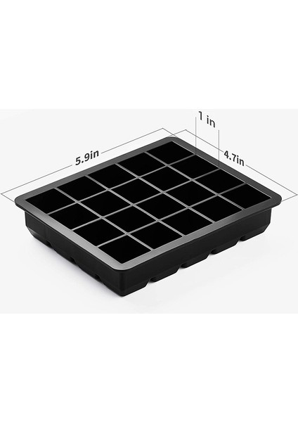Silikon Buz Küpü Tepsileri 1 Inç Buz Tepsisi Küçük Küp, 40 Kaviteler Kare Buz Küpü Kalıp Soğutma Kokteyl Yapımı Buz Için (Yurt Dışından) fiyatları