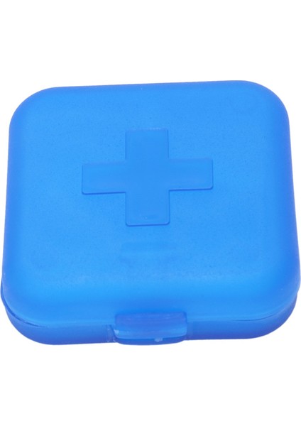Yeni Taşınabilir 4 Yuvalı Tıp Vaka Organizatör Plastik Hap Kutuları Konteyner Bölmesi Tıp Tablet Tutucu (Mavi) (Yurt Dışından) indirimleri