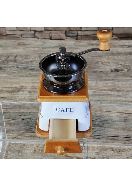 2x Manual Coffee Grinder New Ceramic Hand Grinder Small Coffee Powder Grinder Household Grinder Ceramic Grinding Core (Yurt Dışından)