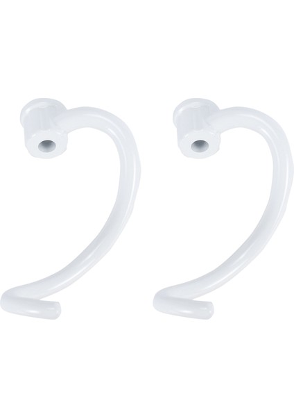 Mutfak Yardımı Mikser Için 2x Spiral Hamur Kancası Değiştirme - K5SS K5A Ksm5 KS55 Pro 600 Çırpıcı Için Kaplamalı Hamur Kancası (Yurt Dışından)