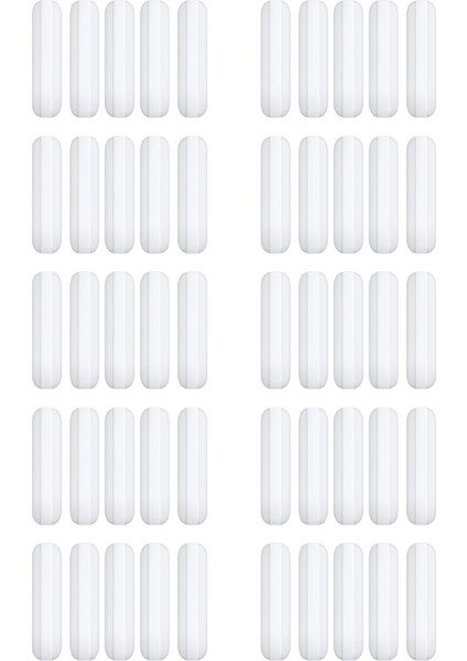 50 Adet 25MM (1 Inç) Ptfe Manyetik Karıştırıcı Mikser Karıştırma Çubuğu, Beyaz Renk, Laboratuvar Çubuğu, Karıştırma Plakası Çubuğu, 7MM25MM Karıştırma Çubukları (Yurt Dışından)