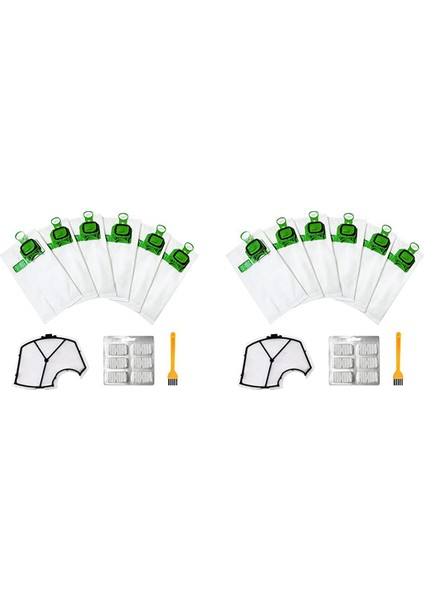 Kobold Elektrikli Süpürge Torbası Kiti Için 2x Vorwerk Kobold VK140 VK150-B Için Uyumlu (Yurt Dışından)