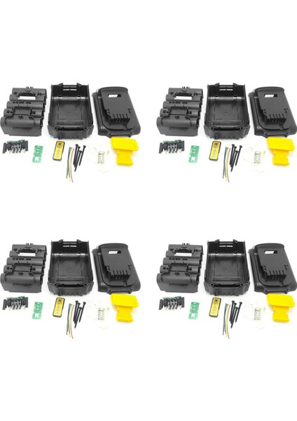 18V 20V 3.0AH 4.0AH DCB201 Li-Ion Için 4x Plastik Kasa (Hücresiz) Pcb Devre Kartı (Yurt Dışından)
