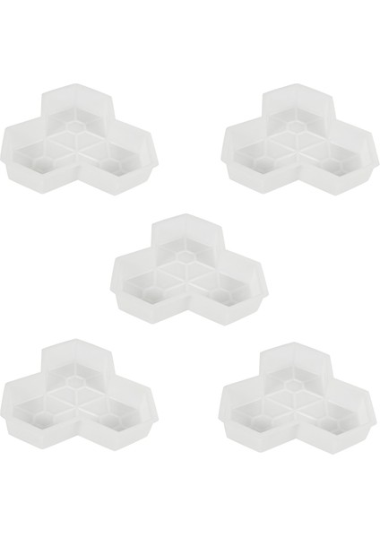 5 Adet Yol Kalıp Akçaağaç Yaprağı Beton Elle Plastik Basamak Taşı Kaldırım Avlular Meydanı (Yurt Dışından)