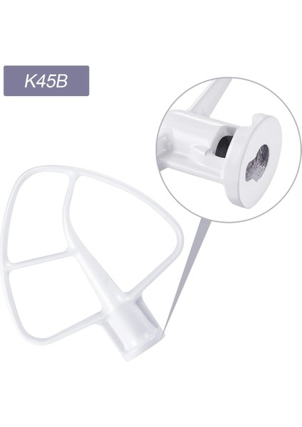 K45DH Hamur Kancası Için Blender Kiti, K45WW Tel Kırbaç, K45B Kaplamalı Düz Bıçak, 6 Adet Kase Dikey Mikser Tamir Takımı (Yurt Dışından)