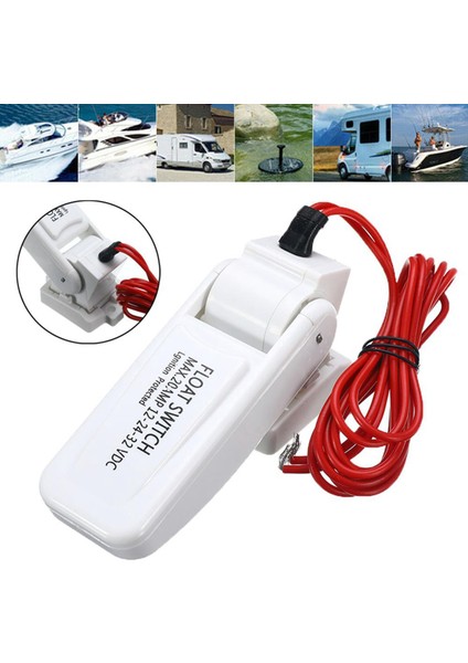 2x Sintine Pompası Şamandıra Anahtarı Otomatik 12V 24V Veya 32V Tekne Yat Karavan Kamp Deniz Balıkçılık Su Pompası Otomatik Açık/kapalı (Yurt Dışından)