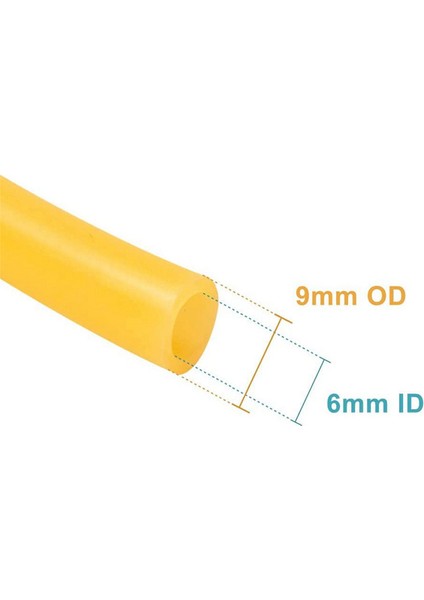 2x Doğal Lateks Kauçuk Boru 33FT Elastik Endüstriyel Kauçuk Boru Ev Hastane Laboratuvarı Için 6mm x 9mm (Yurt Dışından) fırsatları