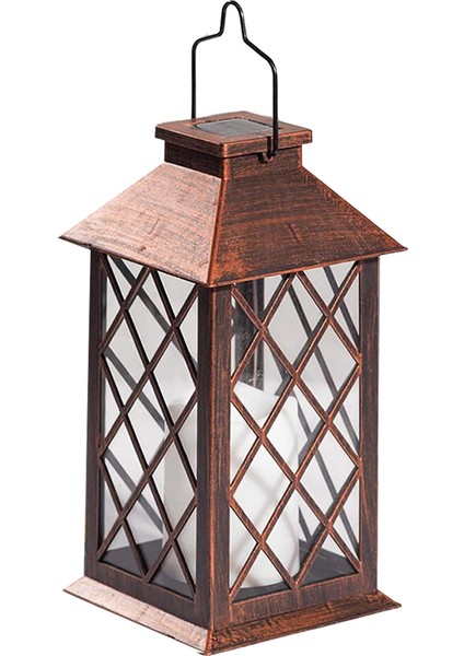 Güneş Fener, Açık Bahçe Asılı Fener LED Titrek Alevsiz Mum Işıkları Masa, Açık, Parti Dekoratif (Yurt Dışından)