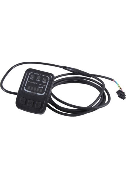 Elektrikli Bisiklet Ekranı G20 LCD Ekran Kontrolü 24V 36V 48V Hız Ölçer Kilometre Kablolu Sm Konektörü (Yurt Dışından)