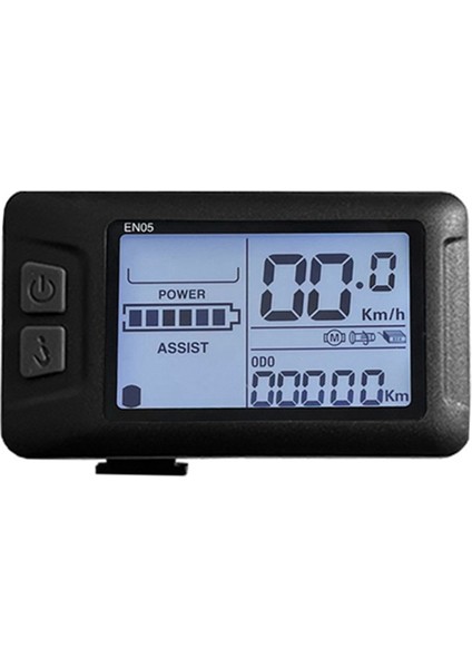 Ebike LCD-EN05 Ekran Kontrolü 24/36/48V Kilometre Kablolu Sm Fiş Bisiklet Aksesuarları (Yurt Dışından)