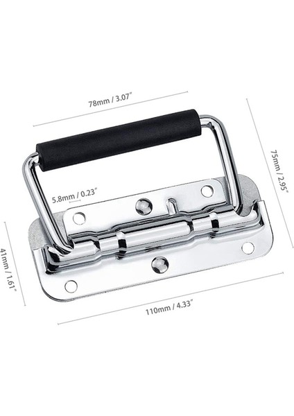 8 Adet 304 Paslanmaz Çelik Yay Kolu Prop Kutusu Aracı Alüminyum Kutu Kolu Etkinlik Kolu Katlanır Endüstriyel Kolu (Yurt Dışından) fırsatları
