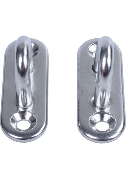 8 Adet 5mm 304 Paslanmaz Çelik Dikdörtgen Ped Göz Plakası Zımba Halkası Kanca (Yurt Dışından) indirimleri